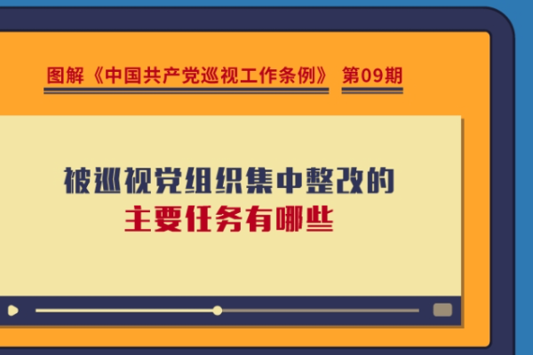 圖解巡視工作條例｜被巡視黨組織集中整改的主要任務(wù)有哪些