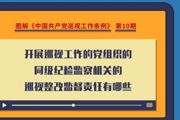 圖解巡視工作條例｜開展巡視工作的黨組織的同級(jí)紀(jì)檢監(jiān)察機(jī)關(guān)的巡視整改監(jiān)督責(zé)任有哪些