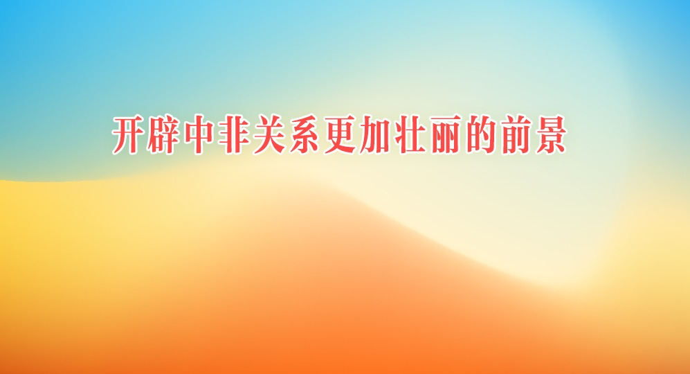 鐘華論：開辟中非關(guān)系更加壯麗的前景