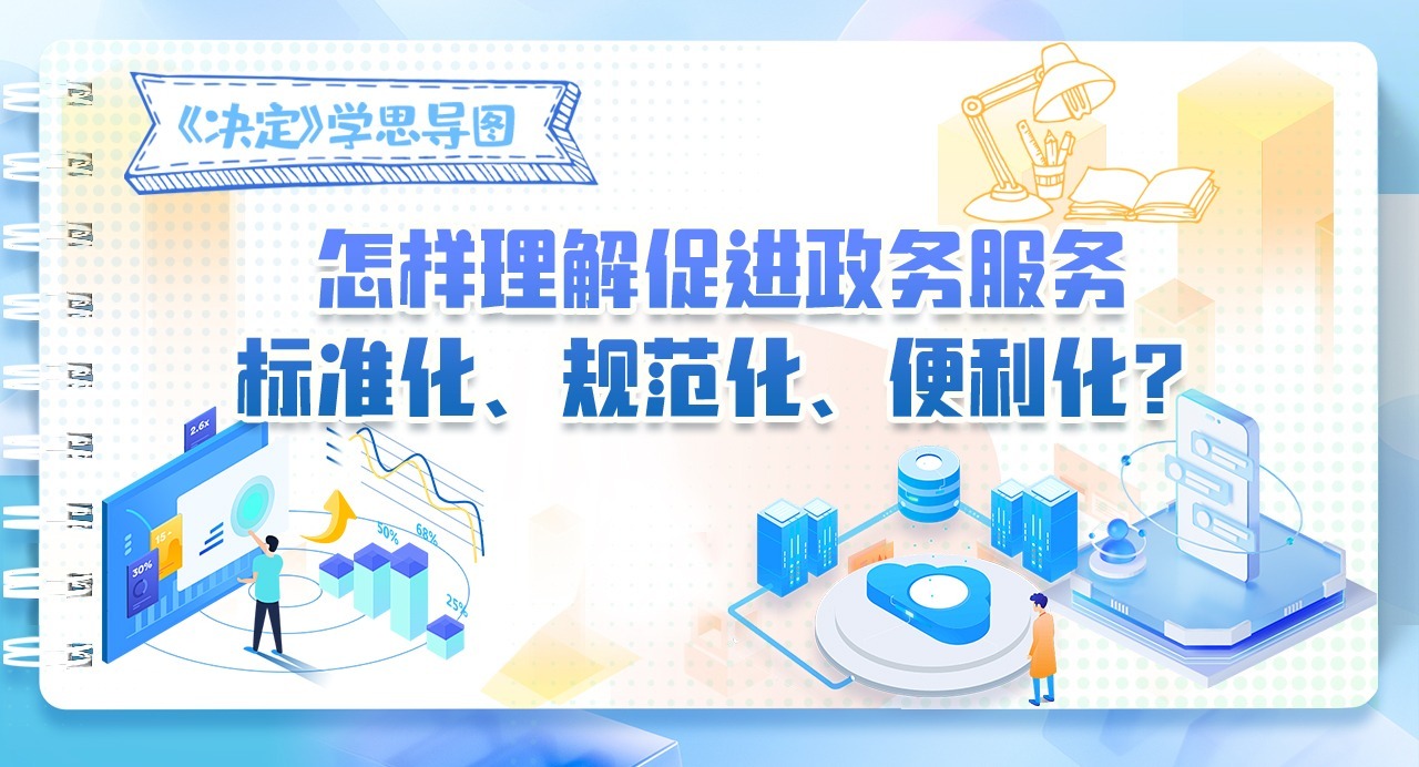 《決定》學思導圖｜怎樣理解促進政務服務標準化、規(guī)范化、便利化