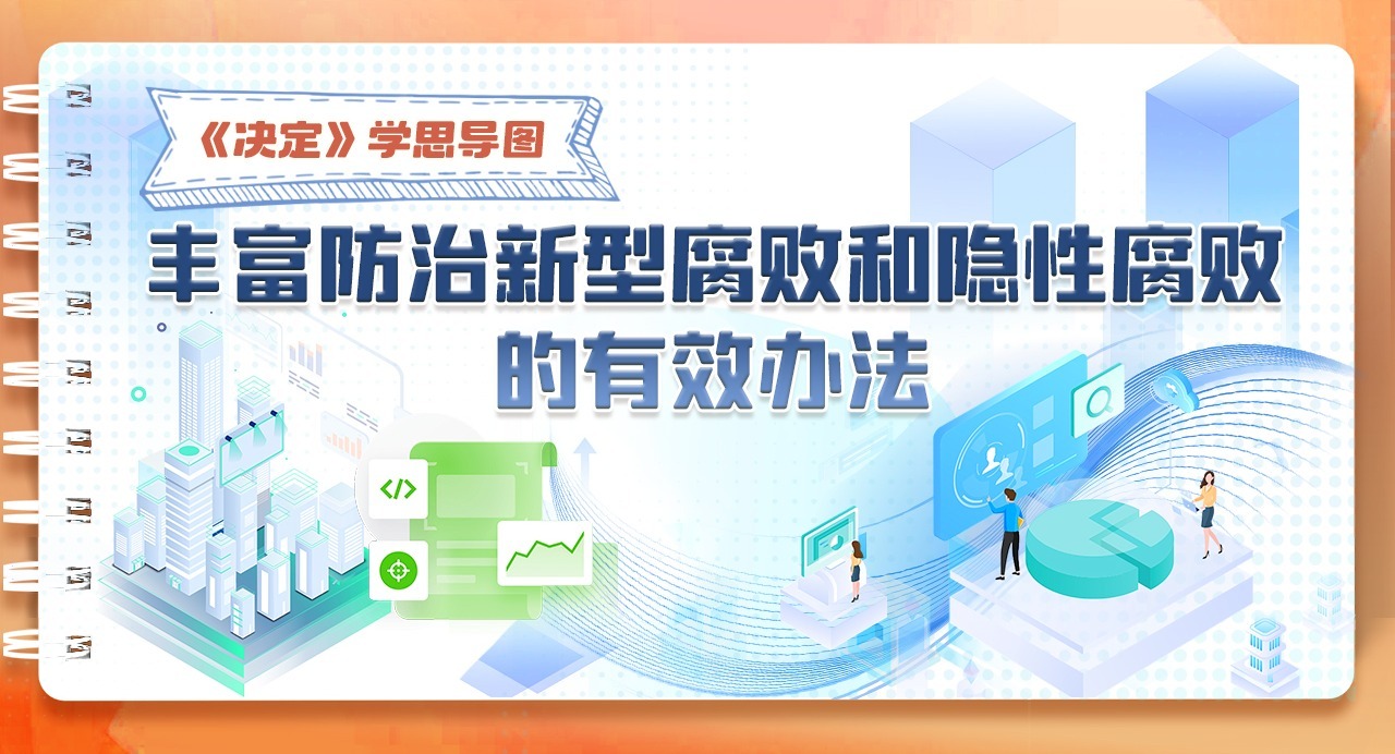 《決定》學(xué)思導(dǎo)圖｜豐富防治新型腐敗和隱性腐敗的有效辦法