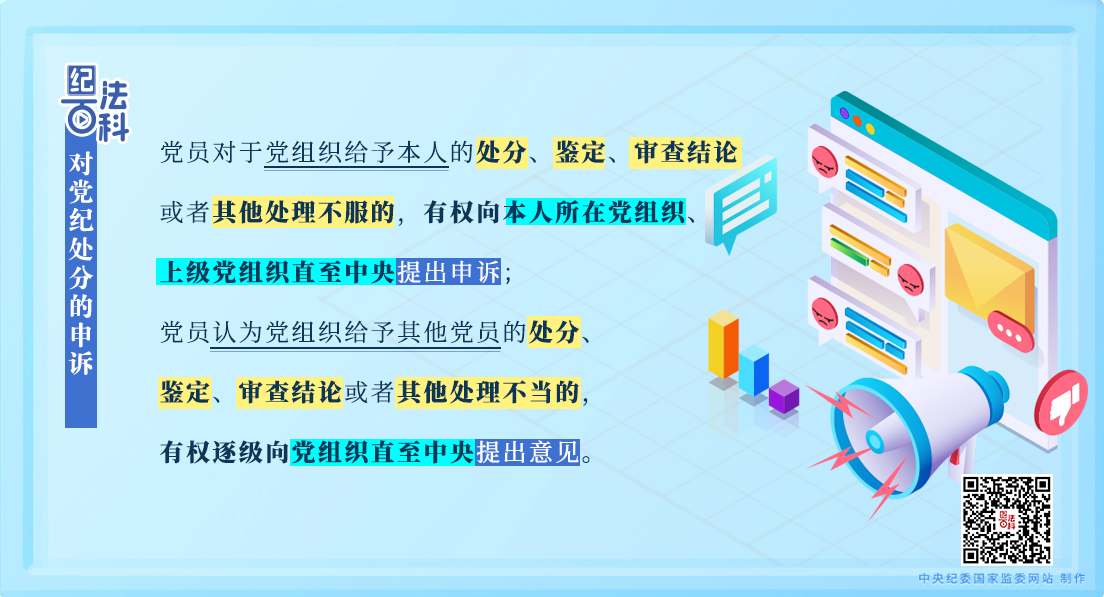紀法百科丨對黨紀處分的申訴