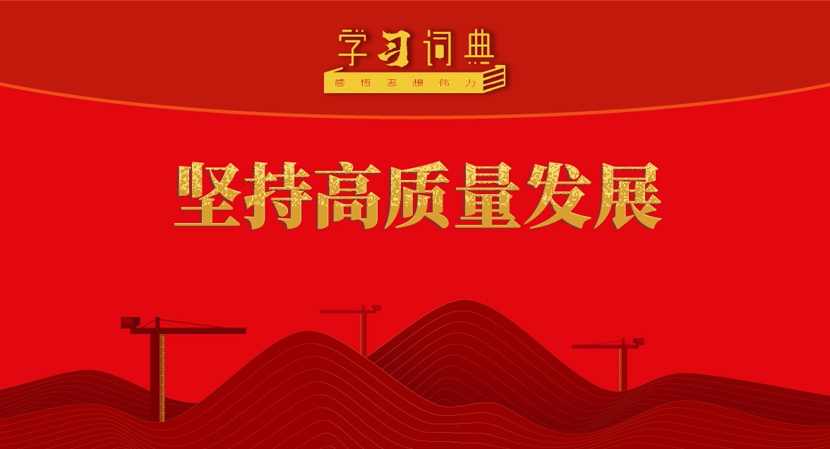 學習詞典?樹立和踐行正確政績觀丨堅持高質量發展