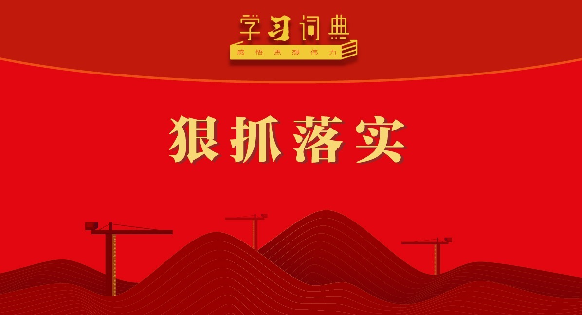 學習詞典?樹立和踐行正確政績觀丨狠抓落實