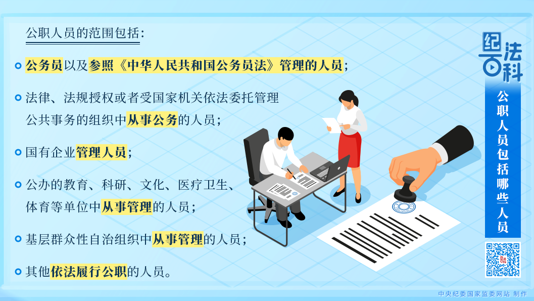 紀(jì)法百科丨公職人員包括哪些人員？
