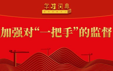 學習詞典?樹立和踐行正確政績觀丨加強對“一把手”的監督